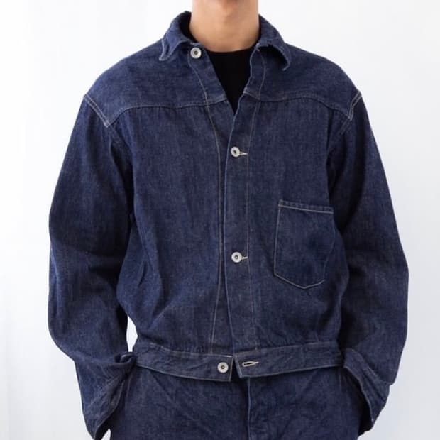 [1] COMOLI 코모리 20aw 데님 트러커 워크 자켓