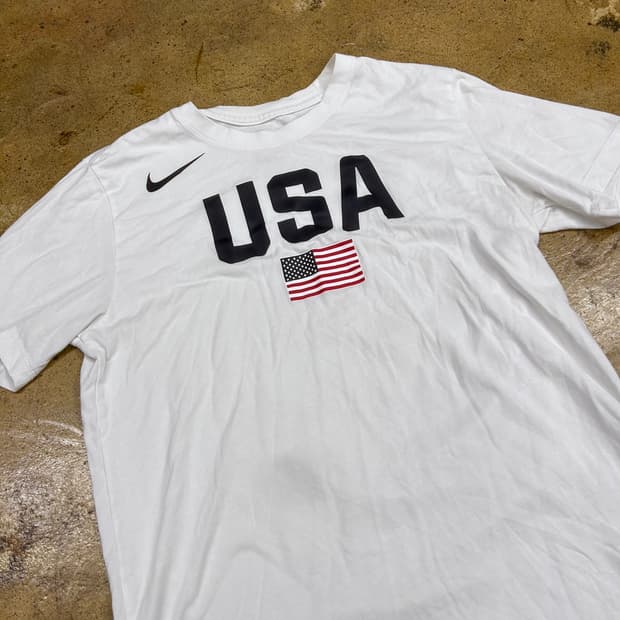 나이키 usa 화이트 흰색 반팔티셔츠