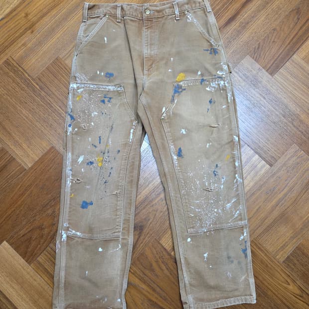 칼하트 페인트 워크웨어 더블니 카펜터 팬츠