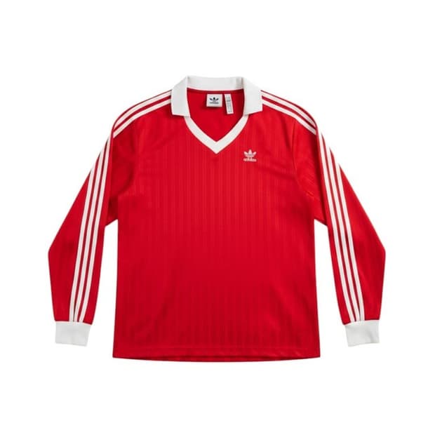 ADIDAS 아디다스 긴팔 티 레드 L