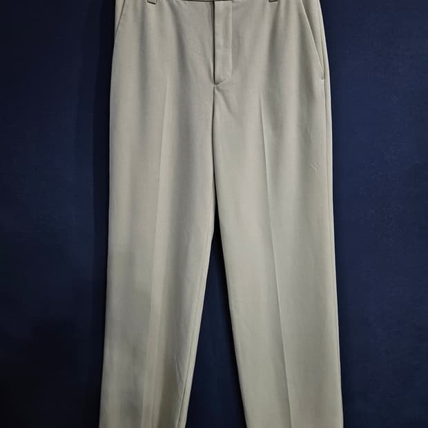 시스템옴므 베이지 남성 허리 30 와이드팬츠 