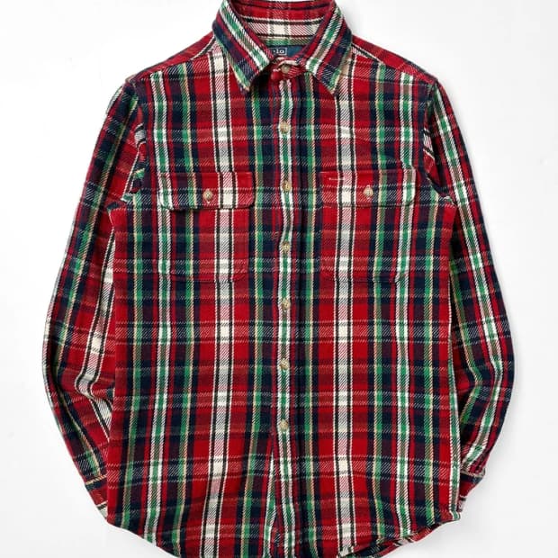 폴로 랄프로렌 체크 헤링본 남방 PN5560