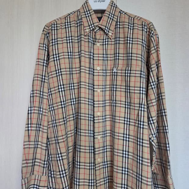 버버리 런던 클래식 노바체크 셔츠 (황금사이즈 S/95-100)