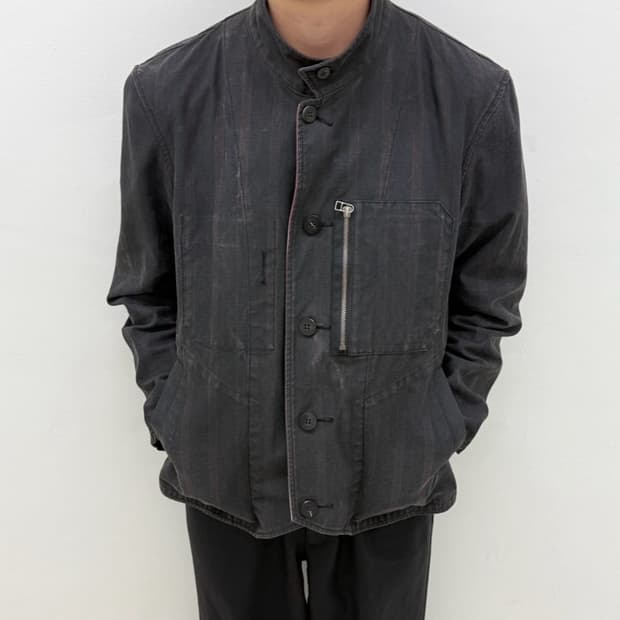 이세이미야케 맨 스트라이프 리버시블 자켓