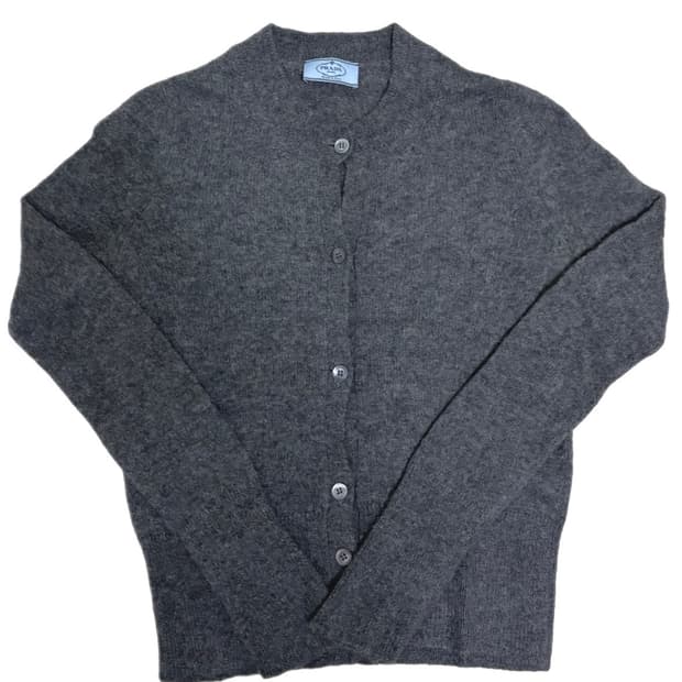 Prada mohair knit cardigan