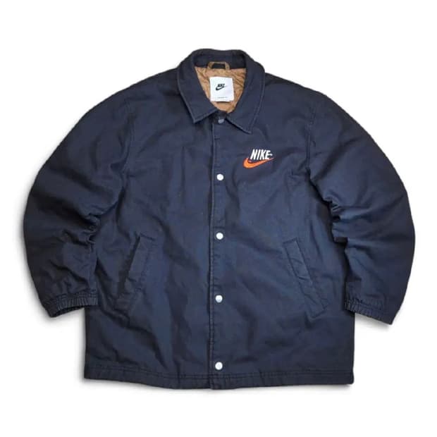 최상급) 나이키 신형 빅로고 코튼 퀄팅 코치자켓 (XL)
