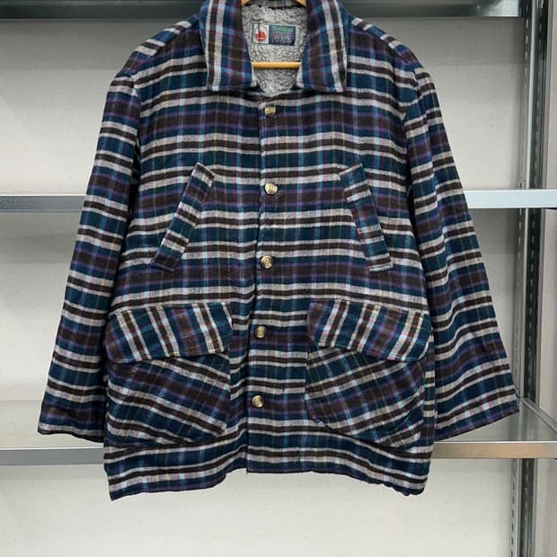 (M)BOSS BAT 체크털점퍼-M1282