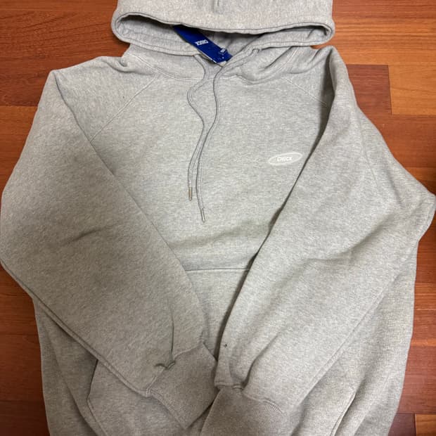 chuck 회색 후드티 S