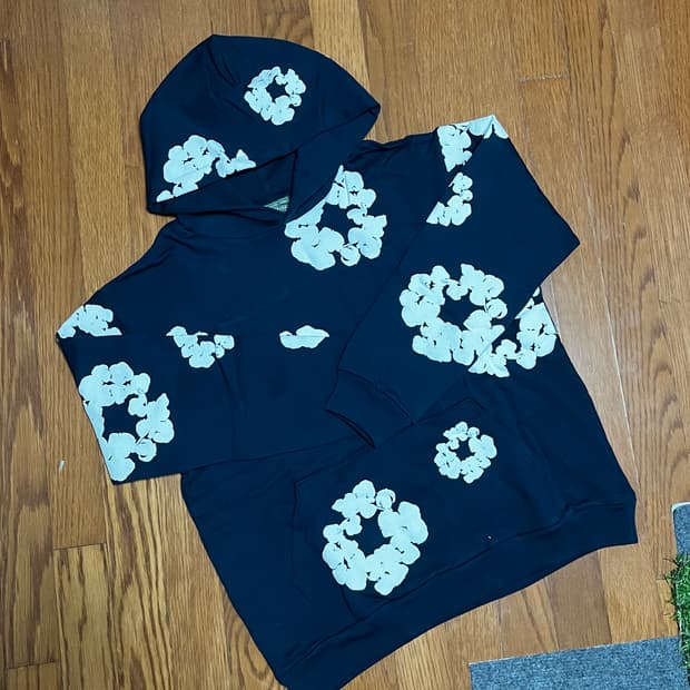 데님티어스 네이비 후드티 급처