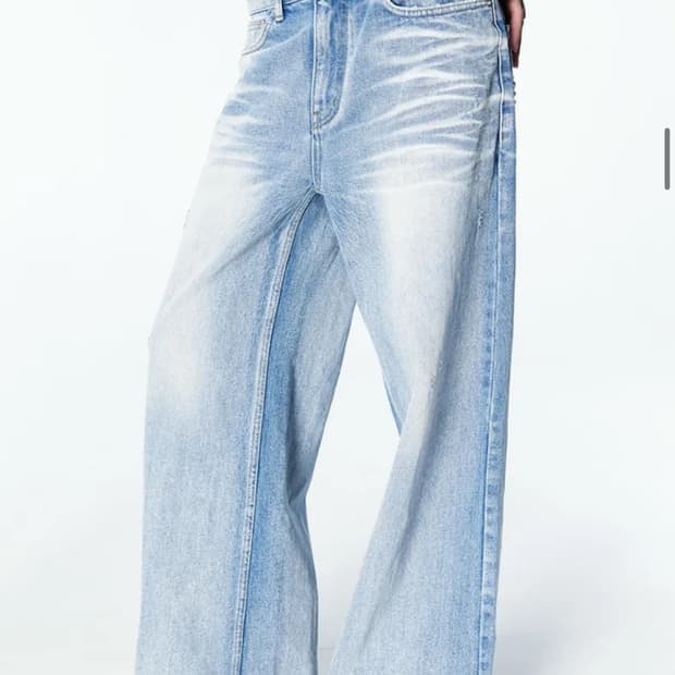 새상품) 2000아카이브스 SNYDER WIDE DENIM (BLUE)