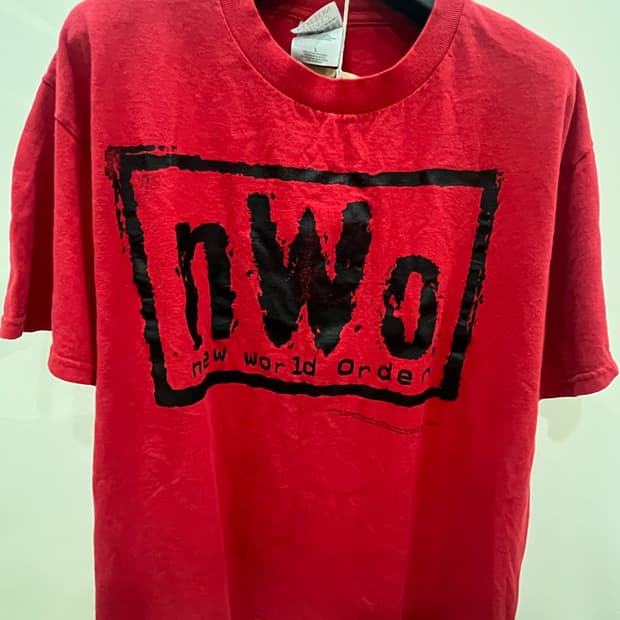 NWO 빈티지 티셔츠 레드