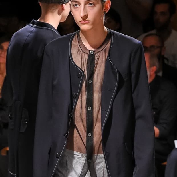 17ss 꼼데가르송 옴므플러스 카라리스자켓 m