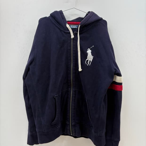폴로 빅포니 후드집업