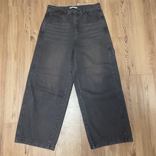 Etce base 카펜터 데님 브라운 