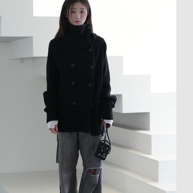 인앤양인하모니 더블버튼 가디건