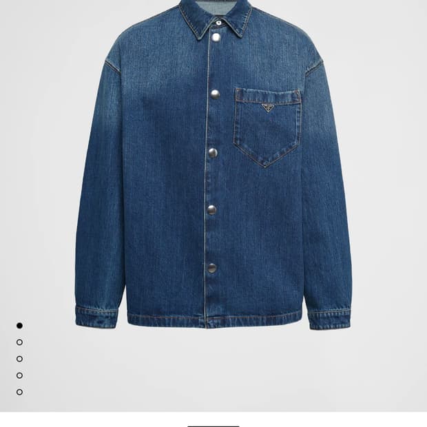 프라다 데님 셔츠 자켓