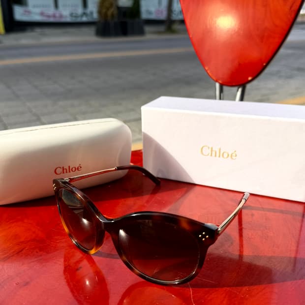 Chloe Tortoise Sunglasses(Made In Italy)
