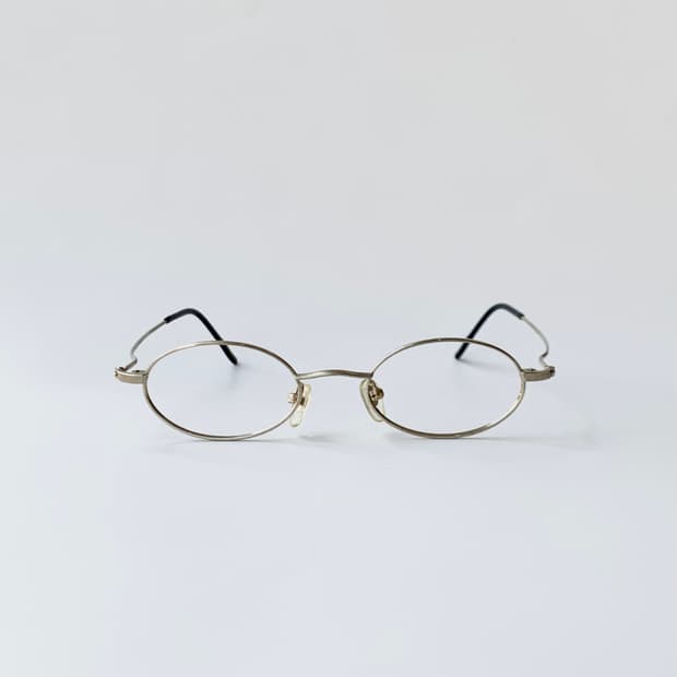 [픽키-611] 골드 오벌 메탈 안경 데드스탁 빈티지 클래식 프레임