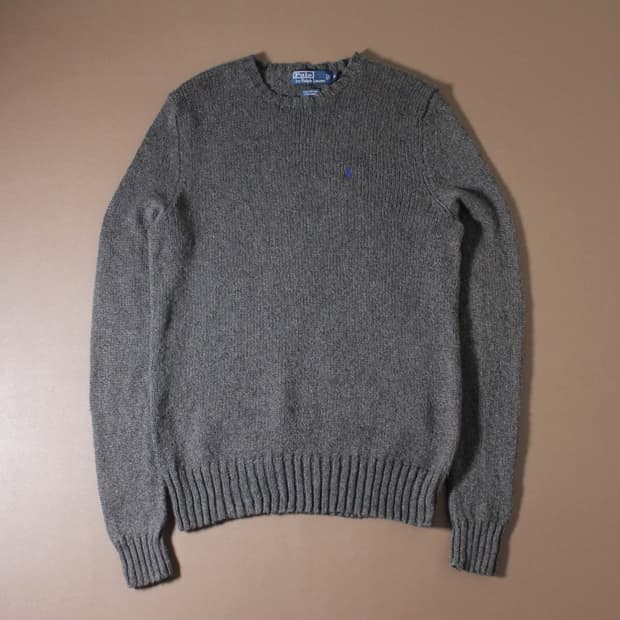 Polo 폴로 랄프로렌 그레이 라운드 니트