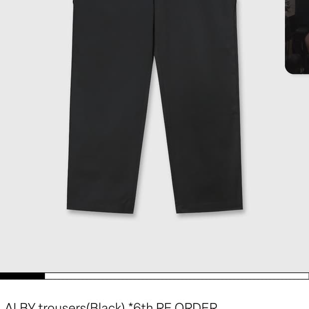 (XL) ALBY Trousers Black