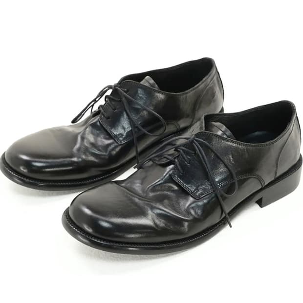 홀리 홀스하이드 컴포트 더비 슈즈 블랙,260