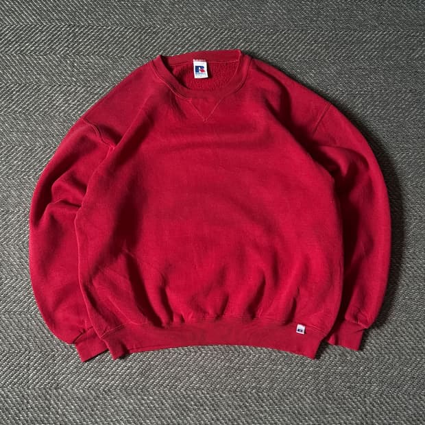 90s 러셀 애슬레틱 블랭크 빈티지 스웻셔츠 (105-108)