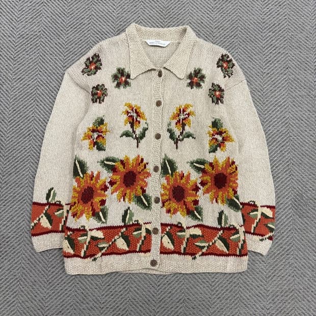 막스앤스펜서 모리걸 자수 가디건 v3067