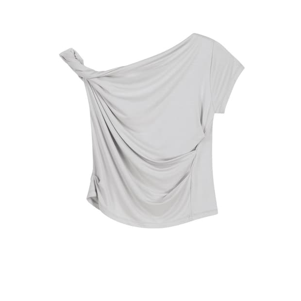 오호스 Twisted Tuck Cap Sleeves / Warm Grey