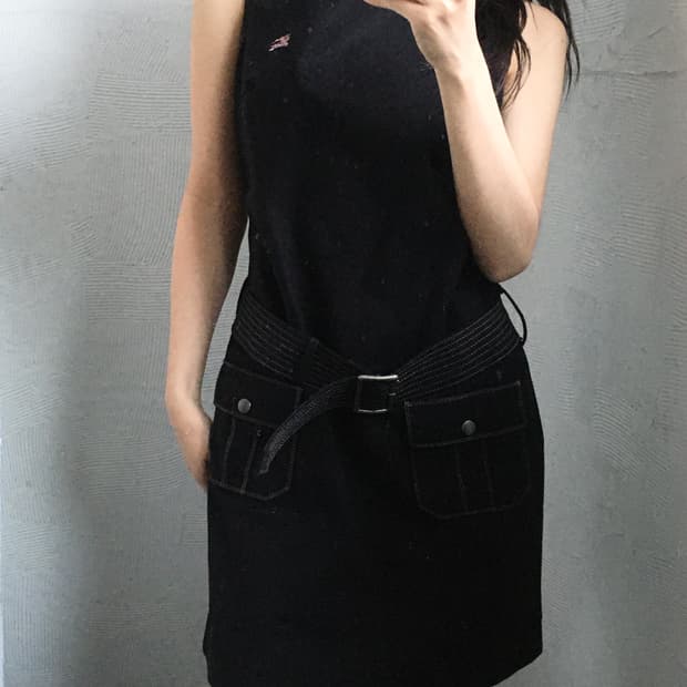 Burberry 버버리 블루라벨 블랙 원피스