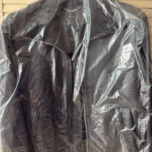 비이커 가죽 자켓