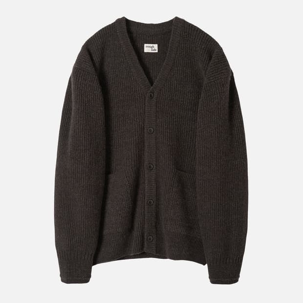 [1] 러프사이드 25fw 브이넥 가디건 (바크)