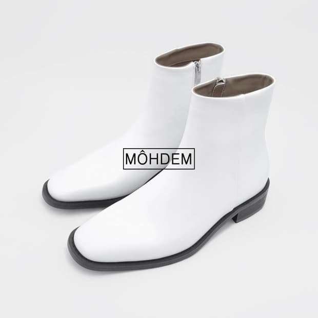 [premium] 미카엘 가죽 첼시부츠