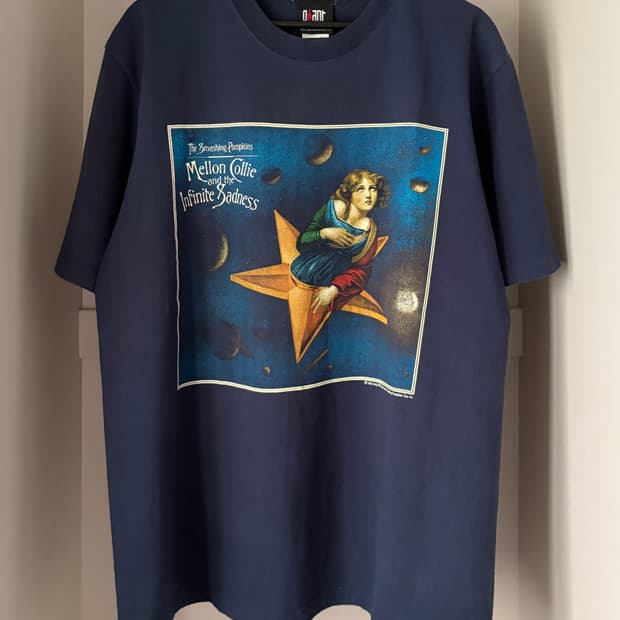 90s 1995 Smashing Pumpkins 스매싱펌킨스 밴드 티셔츠