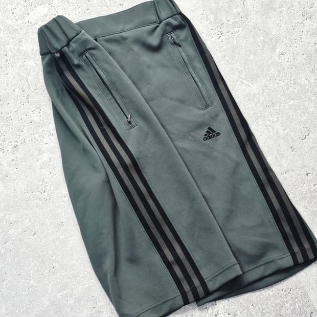 아디다스 올리브다크그레이 져지 트랙팬츠 바지
