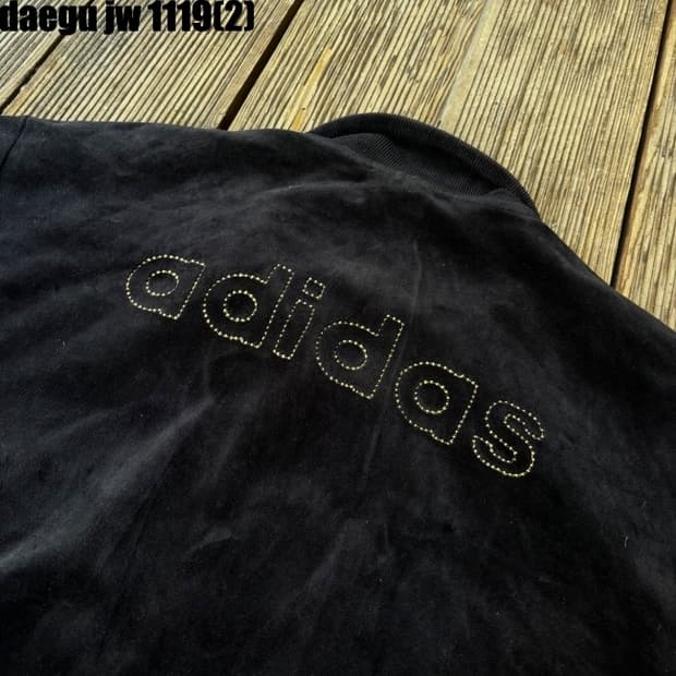 아디다스 벨벳 져지집업 검금