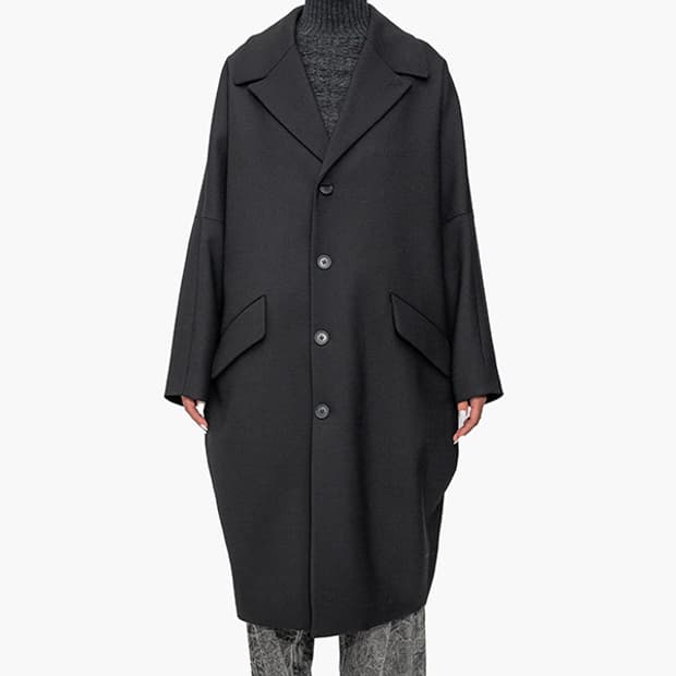 MM6 MARGIELA Oversized Coat- BL