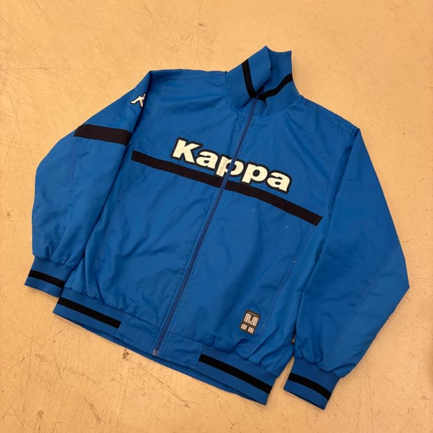 카파 빅로고 블루 트랙 져지