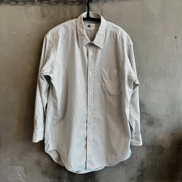 80s 이세이 미야케 스트라이프 오버 셔츠