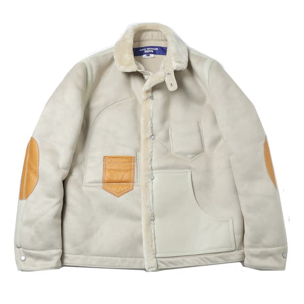 FW 25 준야 와타나베 맨 시어링 재킷 