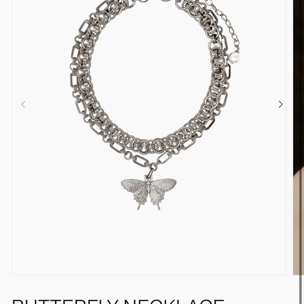 OHTNYC butterfly necklace 