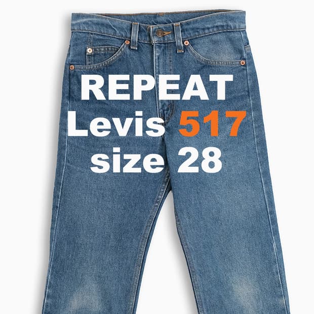 리바이스 517 오렌지탭 90s USA 28 인치 OR5172909