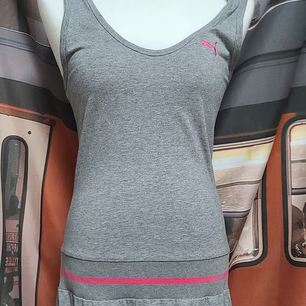 푸마 후드 원피스 