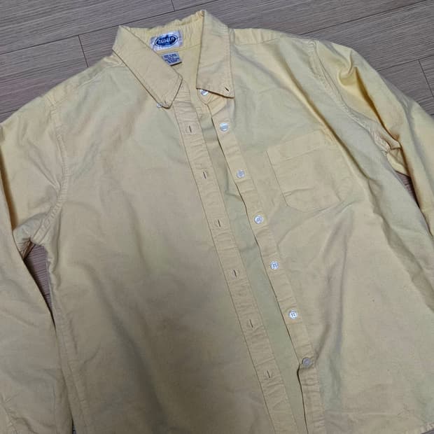빈티지 옐로우 셔츠 