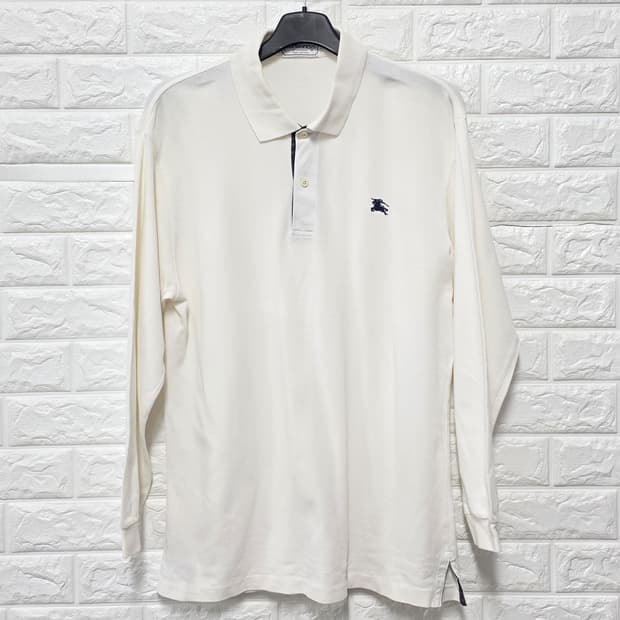 택포) 버버리 런던 긴팔 폴로 티셔츠 L