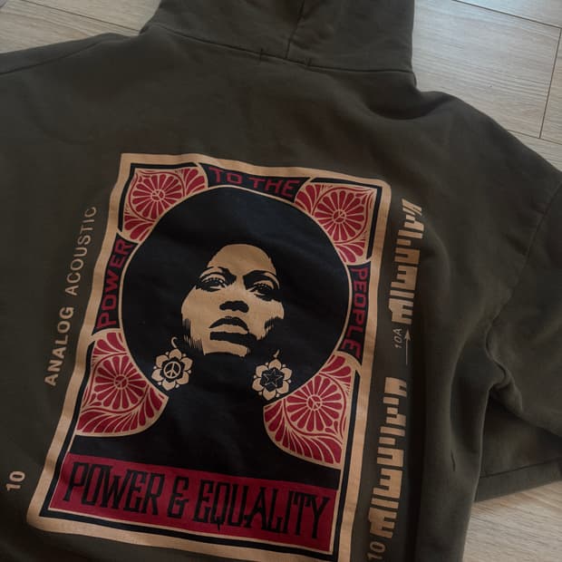 아날로그 빈티지 후드티