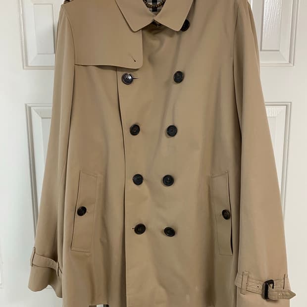 버버리 반트렌치 고급라인 샌드링엄