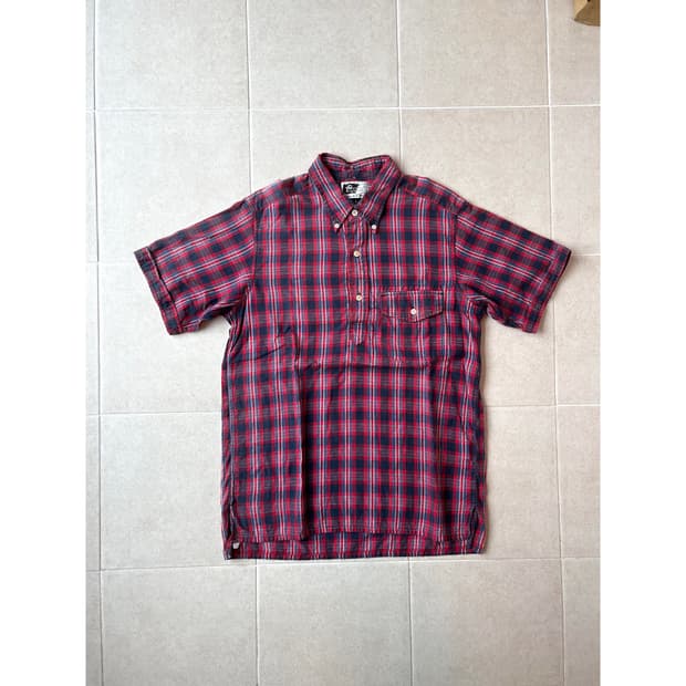 Engineered garments pullover check shirt
