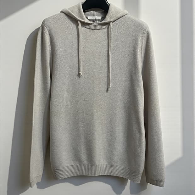 더 캐시미어 후드 니트