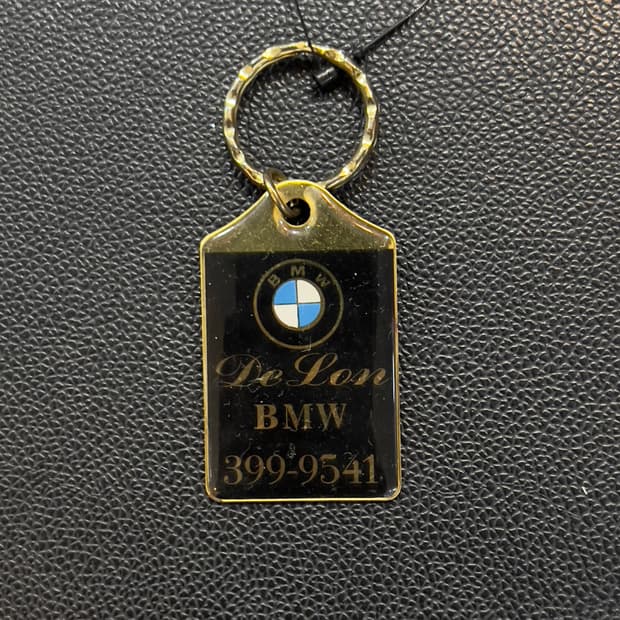 빈티지 Bmw 황동 키링 y18384