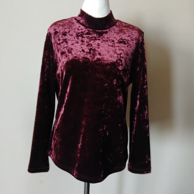 26-3 에고이스트 레이스 벨벳블라우스 55